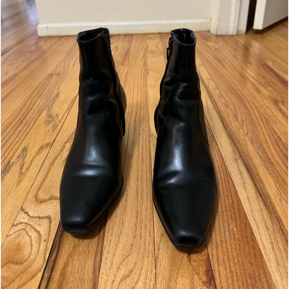 Geox Respira black leather short boots - Picture 3 of 8